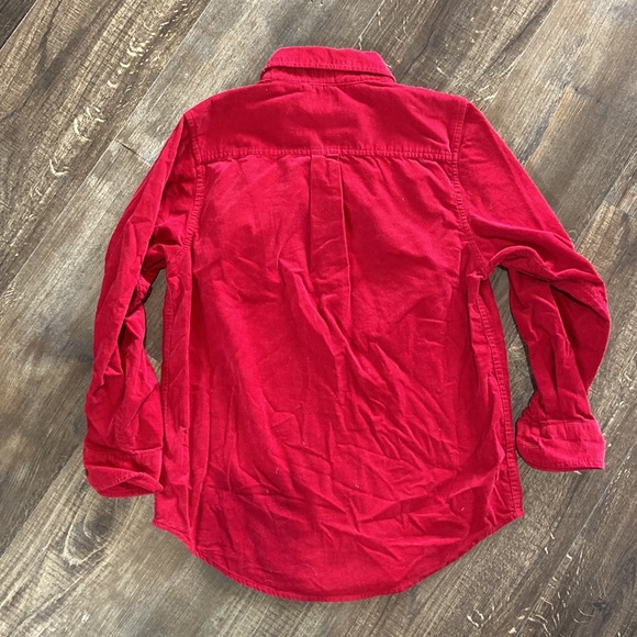 The Children’s Place Red Corduroy Button-Up - Picture 5 of 5